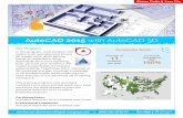 AutoCAD 2015 with AutoCAD 3D - ed2gopartner.ed2go.com/.../uploads/2016/02/AutoCAD-2015-with-AutoCAD-3D.pdf · AutoCAD 2015 with AutoCAD 3D Our Program In this program, local students
