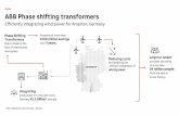 PowerPoint Presentation · ABB Phase shifting transformers Efficiently integrating wind power for Amprion, Germany C02 Reducing costs And enabling the efficient integration of wind