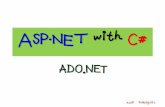 ASP.NET with C#sci.udru.ac.th/websci/download/com/rewadee/programweb/ADO.pdf · อ.เรวดี พิพัฒน์สูงเนิน ADO.NET (Disconnected) •คลาสกลุ่มนี้