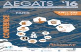 AEGATS ‘16 · 2 AEGATS Advanced Aircraft Efficiency CONFERENCE 3AF the Fr, ench Aerospace Society pr, esents the 1st edition of the International Conference AEGATS Advanced Aricraft