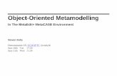 Object-Oriented Metamodelling · Object-Oriented Metamodelling Slide 12 Inheritance Subtypes inherit supertype’s properties Allows fast modelling of similar types, e.g. Class and