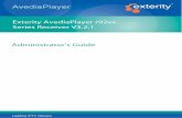 AvediaPlayer Receiver r92xx 5716/Exterity r92xx...Exterity IPTV solution and industry standard IPTV equipment. AvediaPlayer Documentation This manual – the AvediaPlayer Receiver