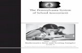 The Pennsylvania System of School Assessmentreleased-math-exams.weebly.com/uploads/2/7/0/8/... · The Pennsylvania System of School Assessment Pennsylvania Department of Education