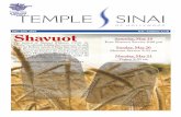 May–June 2018 Iyar–Tammuz 5778 Shavuot · prayers and celebrations are laden with highs and lows. Many themes and ideals present themselves as Holidays throughout the course of