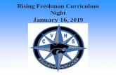 Rising Freshman Curriculum Night January 16, 2019 CVHS Rising...9th Grade Social Studies World History & Geography 1 Covers Prehistory (2,500,000 B.C. (B.C.E.) to the European Renaissance