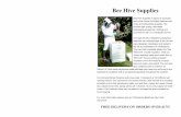 Bee Hive Supplies Hive Supplies 2019 Catalogue.pdf · Beekeeping Books The Practical Book of Beekeeping 160 Pages By David Cramp £10.00 An expert step-by-step guide to beekeeping,