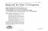 7yj6 h’ THE COMPTROLLER GENERAL Report ToThe Congress · h’ THE COMPTROLLER GENERAL I /7yj6 Report ToThe Congress OF THE UNITED STATES b ghe Federal Payment To The District Of