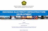 INDONESIA ELECTRICITY INFRASTRUCTURE DEVELOPMENT · To ensure the availability of electricity in sufficient quantity, ... distribution line is aimed to maintain the realibility of