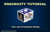 Enginuity Tutorial · 2019-12-14 · Non-departmental overheads, such as idle labour and idle project managers The Overhead Manager is responsible for :- Setting appropriate staffing