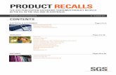 THE SGS PUBLICATION GATHERING CONSUMER PRODUCT … · THE SGS PUBLICATION GATHERING CONSUMER PRODUCT RECALLS ... to stream and share videos, photos, and music and to provide remote