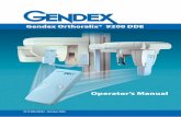 Operator’s Manuals Manual for Gendex Orthoalix...Operator’s Manual 2 4519 986 09042 - October 2005 This manual in English is the original version. Due to the constant engagement