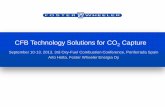 CFB Technology Solutions for CO2 Capture presentations/1_OCC3_Hotta_20130703...- Inlet gas velocity= 3.5 m/s CALCINER - Average carbonator temperature= 915 ºC - Average gas velocity=