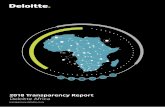 2018 Transparency Report Deloitte Africa · 2020-02-09 · Outstanding value to markets and clients We play a critical role in ... 2018 Transparency Report Deloitte frica 3. Contents