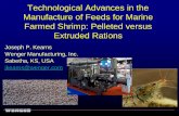 Technological Advances in the Manufacture of Feeds for ...abccam.com.br/wp-content/uploads/2013/06/joe kearns.pdf · Pellet Mill 45.00 ... C ²TX and Dryer/Cooler versus P elletmill,