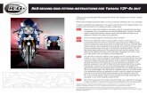 Yamaha YZF-R6 2017 Fitting Instructions · R&G second skin fitting instructions for Yamaha YZF-R6 2017 Thank you for purchasing this R&G Second Skin Stone Chip Protection kit for