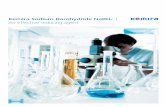Kemira Sodium Borohydride NaBH4 An effective reducing agent Brochure.pdf · The rate of reduction ... water accelerates the hydrolysis reaction. Sodium Borohydride NaBH 4 – Powder,