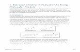7. Stereochemistry: Introduction to Using Molecular Modelscommunity.wvu.edu/~josbour1/Labs/F2016/Exp 7 - Stereochemistry.pdf · Experiment 7 – Stereochemistry pg. 2 B. Classification