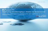 WP - Global AV Environmentenduringworld.org/wp-content/.../2016/12/MANAGING-GLOBAL-ENVIRONMENT… · and managing a global AV environment involves the following elements: Global AV
