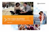 The Voice Evolution - QualcommProven Circuit Voice: High Quality, Reliable, Ubiquitous1 1Thanks to soft handover, proven interoperability and 10+ years of 1X/WCDMA optimizations. OTT=Over-The-Top,
