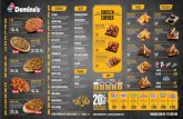 dominos.com.pk · dominos.com.pk 111-366-466 extra toppings: beef chicken cheese all prices are inclusive of tax ...