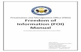 Privatization and Management Office (PMO) Freedom of ... · Request Form will be forwarded to the PMO’s entral Receiving Unit (CRU) where a barcode will be placed to determine when