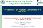 Government of the Punjab Irrigation DepartmentPakistan - Over 90% drinking water and 100% industrial water comes from groundwater cropping intensity increased from 63% (1947) to 160%