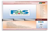 (Future Advisory Services) - FAS International4 In the arena of life there lurks a truth that man is not glorious in power and pelf, but indeed it’s the deeds that make him successful