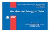Geothermal Energy in Chile - Home | ESMAP GGDP Day2_Chile.pdf · 2017-06-08 · Geothermal energy in Chile • Chile is one of the largest under‐developed geothermal countries in