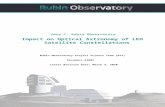 Impact on Optical Astronomy of LEO Satellite Constellations · Vera C. Rubin Observatory Impact on Optical Astronomy of LEO Satellite Constellations Rubin Observatory Project Science