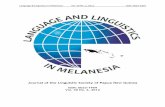 Journal of the Linguistic Society of Papua New Guinealanglxmelanesia.com/Dialectical Syntax_Olga Temple 291212.pdf · Language & Linguistics in Melanesia Vol. 30 No. 2, 2012 ISSN: