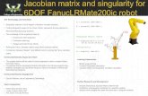 Jacobian matrix and singularity for 6DOF FanucLRMate200ic ...Jacobian matrix and singularity for 6DOF FanucLRMate200ic robot The Technology and Innovation • Singularity analysis