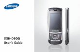 SGH-D900i User’s Guide - O2 · SGH-D900i User’s Guide. ... local Samsung dealer. Get started First steps to operating your phone Assemble and charge the phone The items supplied