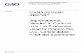 GAO-17-524, MANAGEMENT REPORT: Improvements Needed in … · Highlights of GAO-17-524, a report to agency officials Ju. ly 2017. MANAGEMENT REPORT . Improvements Needed in Controls