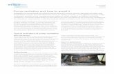 Pump cavitation and how to avoid it - Xylem Inc. · 2017-07-12 · WHITE PAPER Cavitation une Pump cavitation and how to avoid it Cavitation is recognized as a phenomenon that can