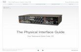The Physical Interface Guide · 3 Cisco TelePresence System Codec C90 Physical interface guide D14644.04 Codec C90 Physical Interface Guide February 2014. © 2014 Cisco Systems, Inc.