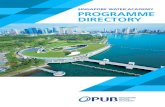 SINGAPORE WATER ACADEMY PROGRAMME DIRECTORY · SINGAPORE WATER ACADEMY PROGRAMME DIRECTORY. Appropriate and effective training leads directly to higher productivity, fewer mistakes