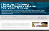 How to Manage Hotel Reservations for your Group · hotel details set for any event. onPeak’s group tools make this process easy! Now that your group has been booked at an o˜cial