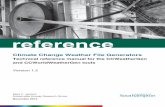 CC Technical Reference v1 2 - University of Southampton · 2013-06-21 · Technical Reference Manual CCWeatherGen & CCWorldWeatherGen vi Iglhor0 = Present day CIBSE TRY / DSY global