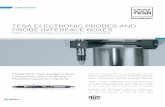 TESA ELECTRONIC PROBES AND PROBE …electronic probes and probe interface boxes can opera-te on a continuous basis under the most rugged conditions. FELCO’s flagship product, pruning