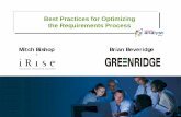 Best Practices for Optimizing the Requirements Processassets.irise.com/files/pdf/Greenridge_FINAL.pdf · can’t describe what they want until they ‘ SEE ‘ what they don’t want.