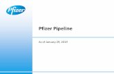 Pfizer Pipeline - Amazon Web Services · Pfizer Pipeline – January 29, 2019 (cont’d) 6 Indicates that the project is either new or has progressed in phase since the previous portfolio