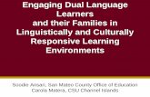 Engaging Dual Language Learners and their Families in ... Engaging Dual Language Learners and their