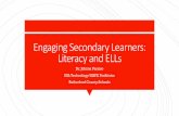 Engaging Secondary Learners: Literacy and ELLscem.mtsu.edu/sites/default/files/k_12/video... · Learners Pre-reading Strategies Background Knowledge Necessary to . construct . meaning