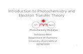 Introduction to Photochemistry and Electron Transfer Theory · Introduction to Photochemistry and Electron Transfer Theory Tomoyasu Mani Department of Chemistry ... Wikipedia Electron