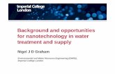 Bk d d iiBackground and opportunities for nanotechnology ...Bk d d iiBackground and opportunities for nanotechnology in waterfor nanotechnology in water treatment and supply Nigel