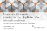 Growing up in digital societies · Constellations of children‘sand parents‘ concerns regarding online risks In order to illustrate the diversity of family constellations, in which