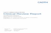 CDR Clinical Review Report for Takhzyro - CADTH.ca · CADTH COMMON DRUG REVIEW Clinical Review Report for Lanadelumab (Takhzyro) 2 Disclaimer: The information in this document is