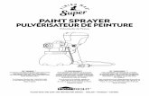 PAINT SPRAYER PULVÉRISATEUR DE PEINTURE...Paint, stain and solvents, insecticides, varnishes, and other materials may be harmful if inhaled, causing severe nausea, fainting, or poisoning.