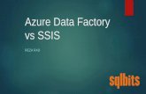 Azure Data Factory vs SSIS · What You can do with Azure Data Factory Access to data sources such as SQL Server On premises, SQL Azure, and Azure Blob storage Data transformation