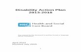 DISABILITY ACTION PLAN – TEMPLATE - Health and Social ... Equality and Disability Action Plans...‘corporate’ or ‘business’ plans. ... Social media; and, We would also encourage